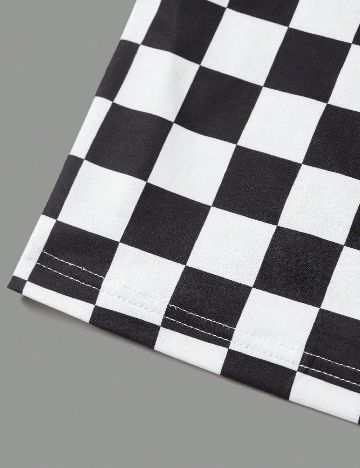 Rochie lunga SHEIN CURVE, alb/negru