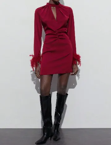 Rochie scurta SHEIN, visiniu