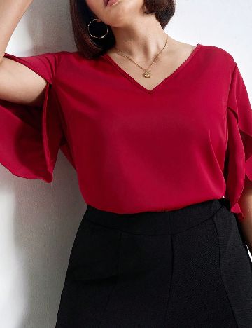 Bluza SHEIN CURVE, rosu