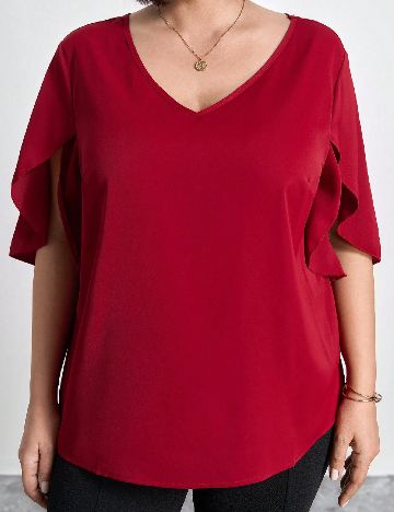 Bluza SHEIN CURVE, rosu