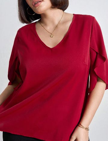 Bluza SHEIN CURVE, rosu