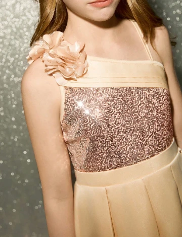 Rochie Shein Kids, crem