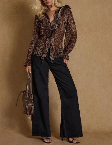 Camasa SHEIN, animal print