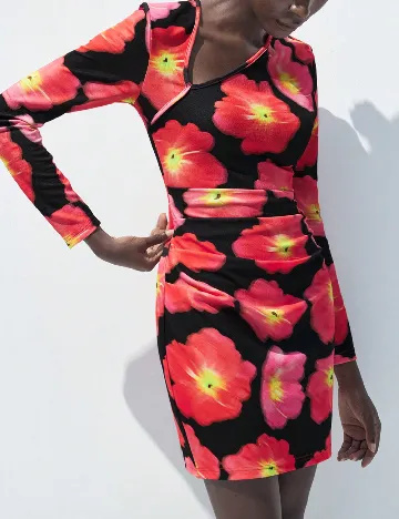 Rochie scurta SHEIN, floral