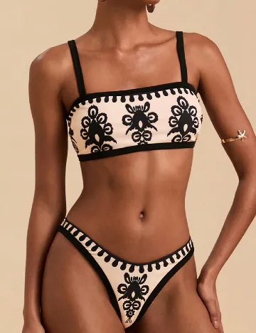 Costum de baie SHEIN, bej