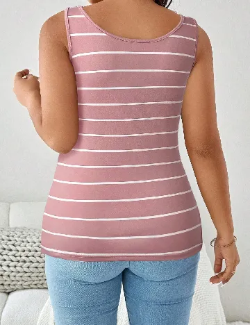 Maiou SHEIN CURVE, roz/alb