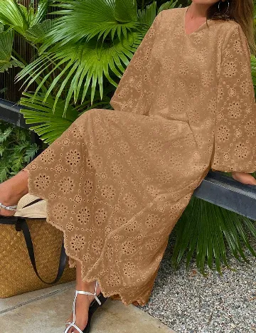 Rochie lunga SHEIN, maro