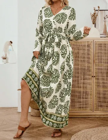 Rochie lunga Emery Rose, verde