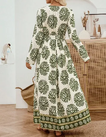 Rochie lunga Emery Rose, verde