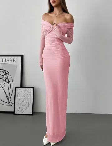 Rochie lunga SHEIN, roz