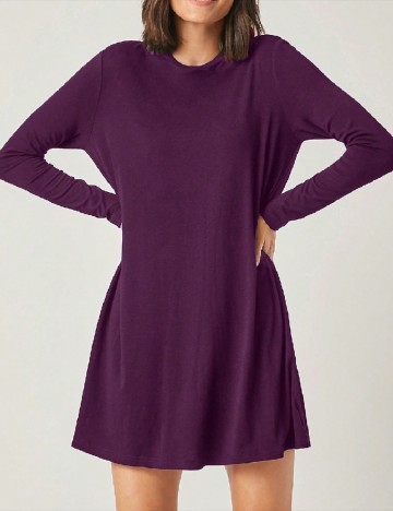 Rochie de noapte SHEIN, mov