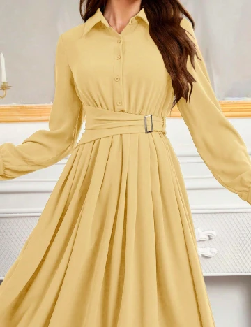 Rochie lunga SHEIN, galben