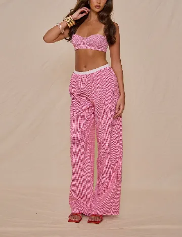 Pantaloni Musera, rosu