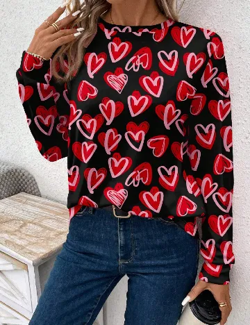 Bluza Emery Rose, mix culori