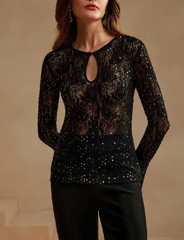 Bluza Anewsta, negru