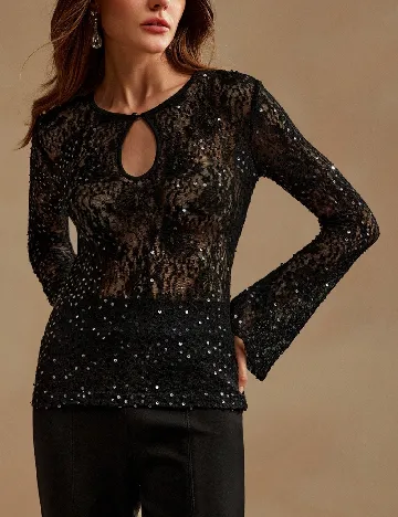 Bluza Anewsta, negru