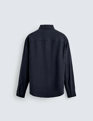 Camasa Zara, bleumarin