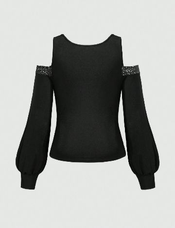 Bluza SHEIN CURVE, negru