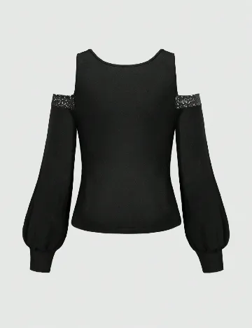 Bluza SHEIN CURVE, negru