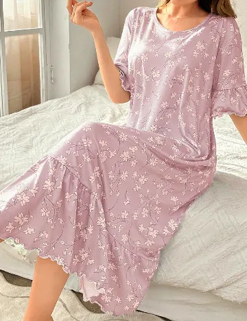 Rochie de noapte SHEIN, roz