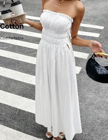 Rochie lunga SHEIN, alb