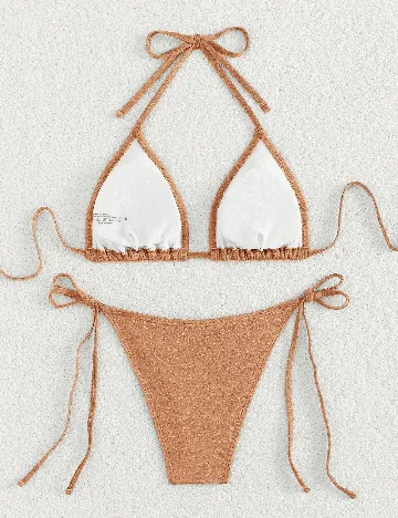 Costum de baie SHEIN, maro