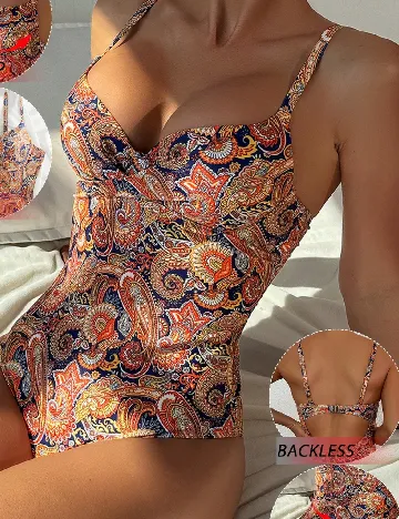 Costum de baie SHEIN, mix culori