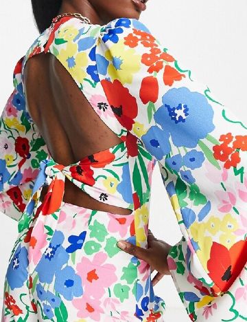 Salopeta ASOS, floral print