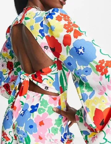 Salopeta ASOS, floral print