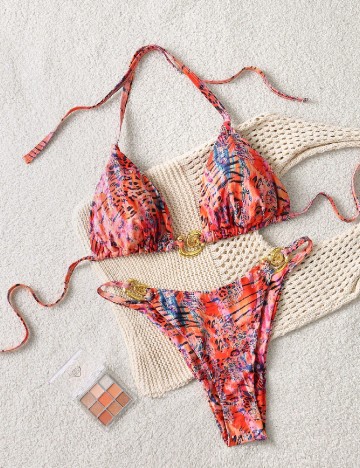 Costum de baie SHEIN CURVE, mix culori