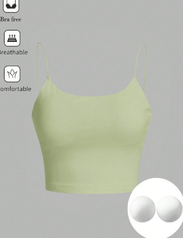 Top SHEIN, verde