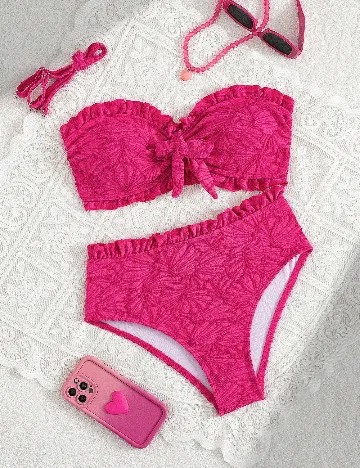 Costum de baie SHEIN, roz