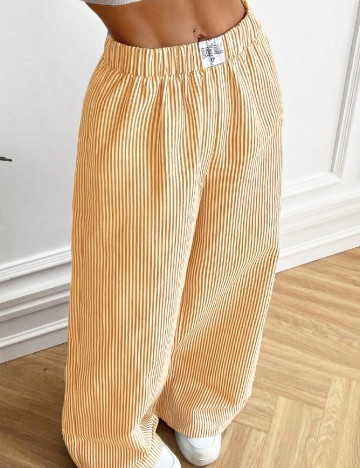 Pantaloni SHEIN, galben