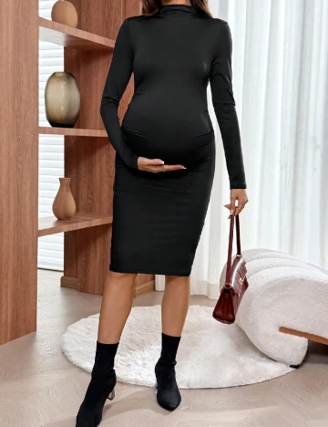 Rochie medie SHEIN Maternity, negru