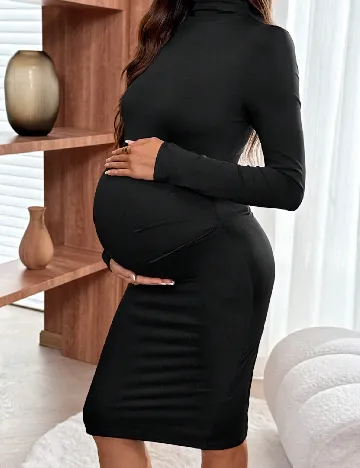 Rochie medie SHEIN Maternity, negru