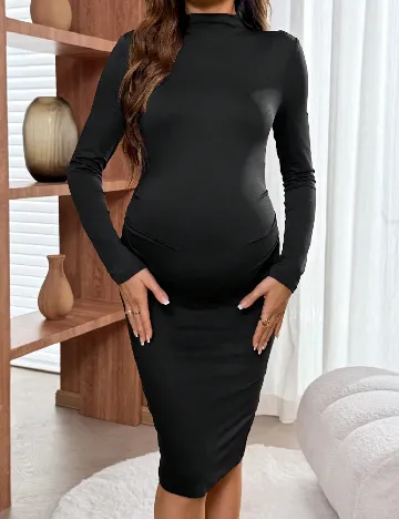 Rochie medie SHEIN Maternity, negru