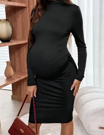 Rochie medie SHEIN Maternity, negru