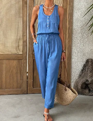 Salopeta SHEIN, albastru