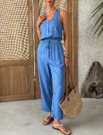 Salopeta SHEIN, albastru