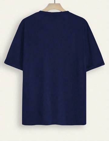 Tricou SHEIN CURVE, bleumarin