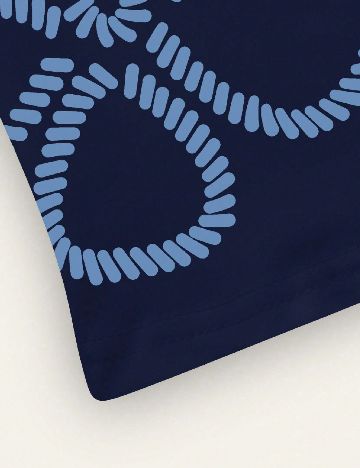 Tricou SHEIN CURVE, bleumarin