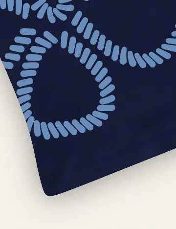 Tricou SHEIN CURVE, bleumarin