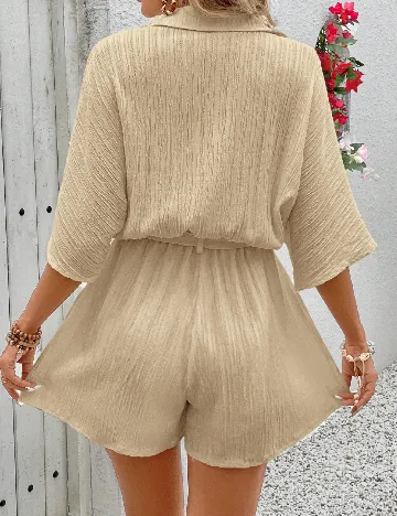 Salopeta SHEIN, crem