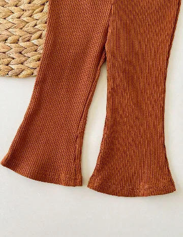 Compleu Shein Kids, crem/maro