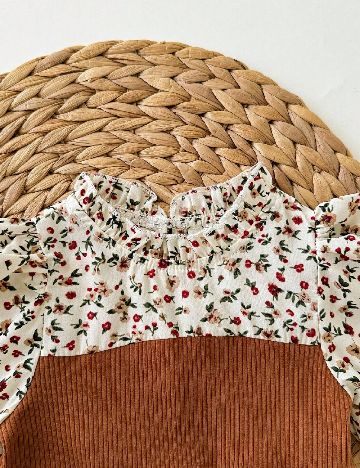 Compleu Shein Kids, crem/maro