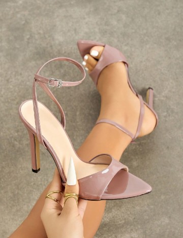 Sandale SHEIN, roz pudra