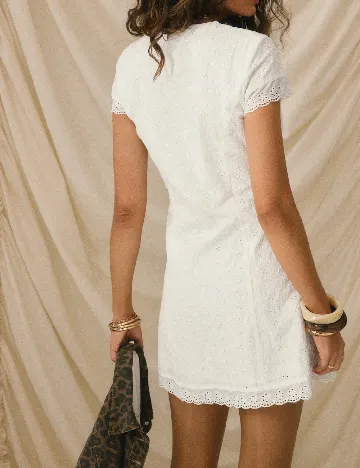 Rochie scurta Aralina, alb