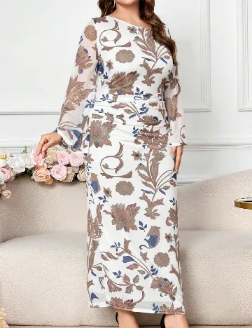 Rochie lunga SHEIN CURVE, mix culori