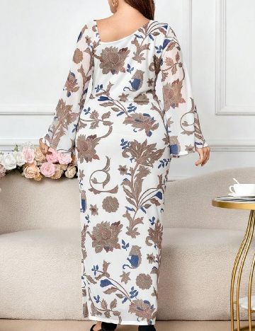 Rochie lunga SHEIN CURVE, mix culori