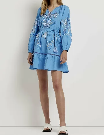 Rochie scurta River Island, albastru